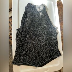 Vintage beaded halter top that's